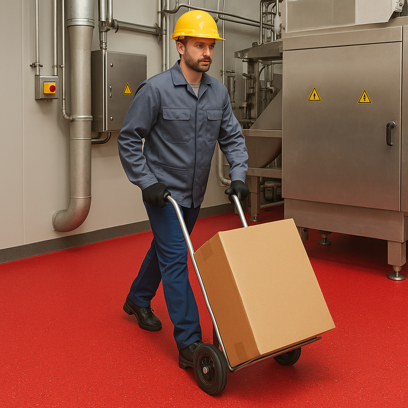 Duraflorix Safety Vinyl Sheet Flooring – Poppy, Slip-Resistant