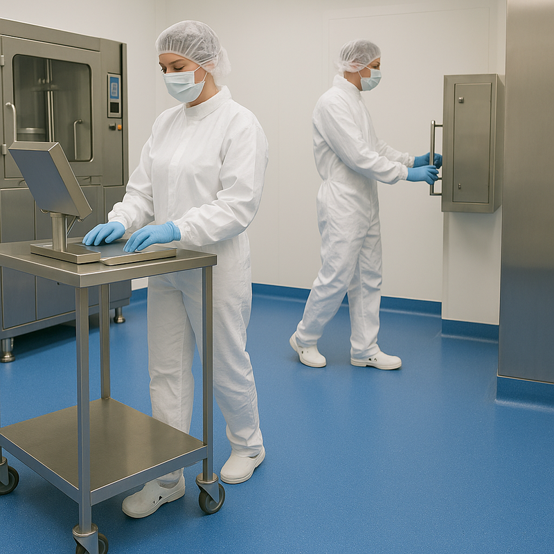 Duraflorix Safety Vinyl Sheet Flooring – Royal Blue, Slip-Resistant