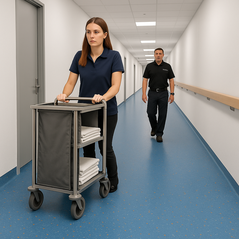Duraflorix Ultra Safety Vinyl Flooring - Sapphire, Slip-Resistant