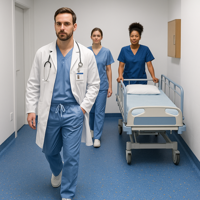 Duraflorix Ultra Safety Vinyl Flooring - Sapphire, Slip-Resistant