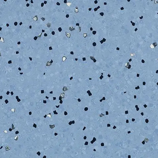 EC China Blue Homogeneous Conductive Vinyl Sheet Flooring