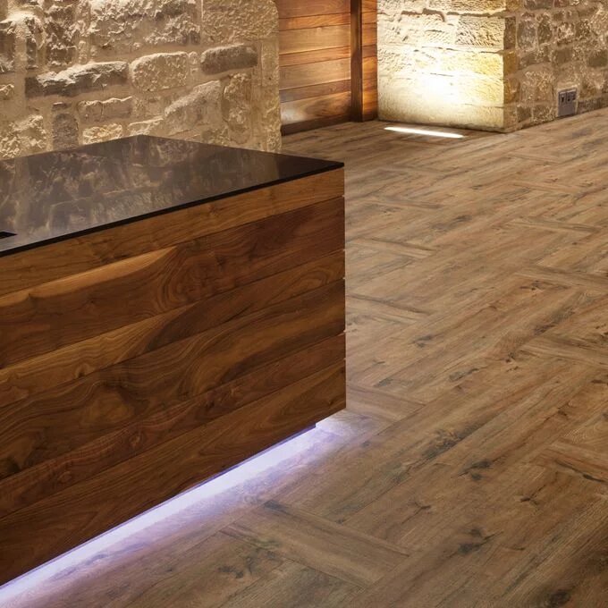 Affinity255 Flamed Chestnut Plank Heavy Commercial Interiors & Residential Areas