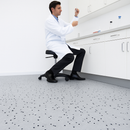 FloresistPro EC Conductive Vinyl Flooring Sheet – Silver Grey, 2mm thick, Homogeneous