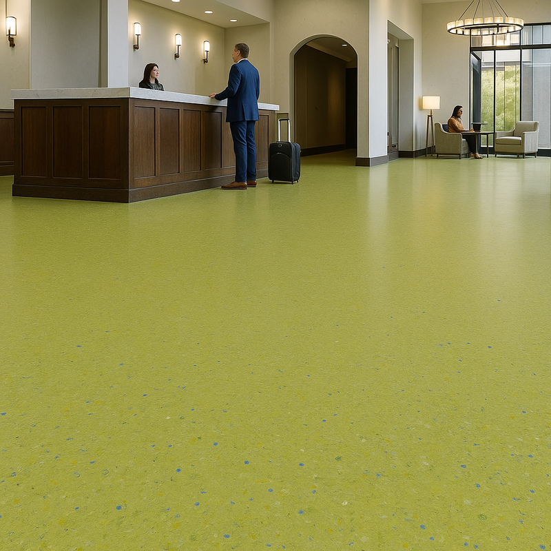 FloresistPro Elite Safety Vinyl Floor – Iris Agate, 2mm, Non-Slip, Homogeneous