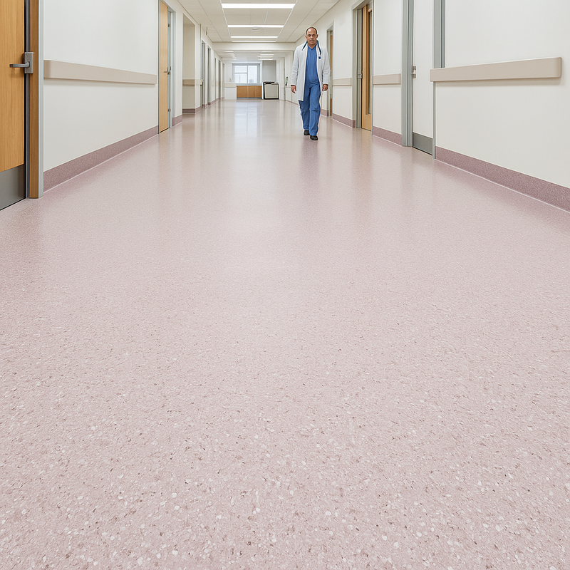 FloresistPro Elite  Safety Flooring – Sugilite, 2mm, Scratch-Resistant, Homogeneous