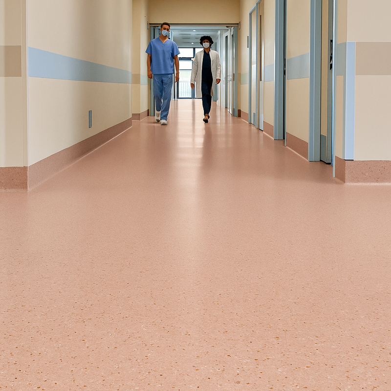 FloresistPro Elite Vinyl Safety Flooring – Zircon, 2mm, Slip-Resistant, Homogeneous