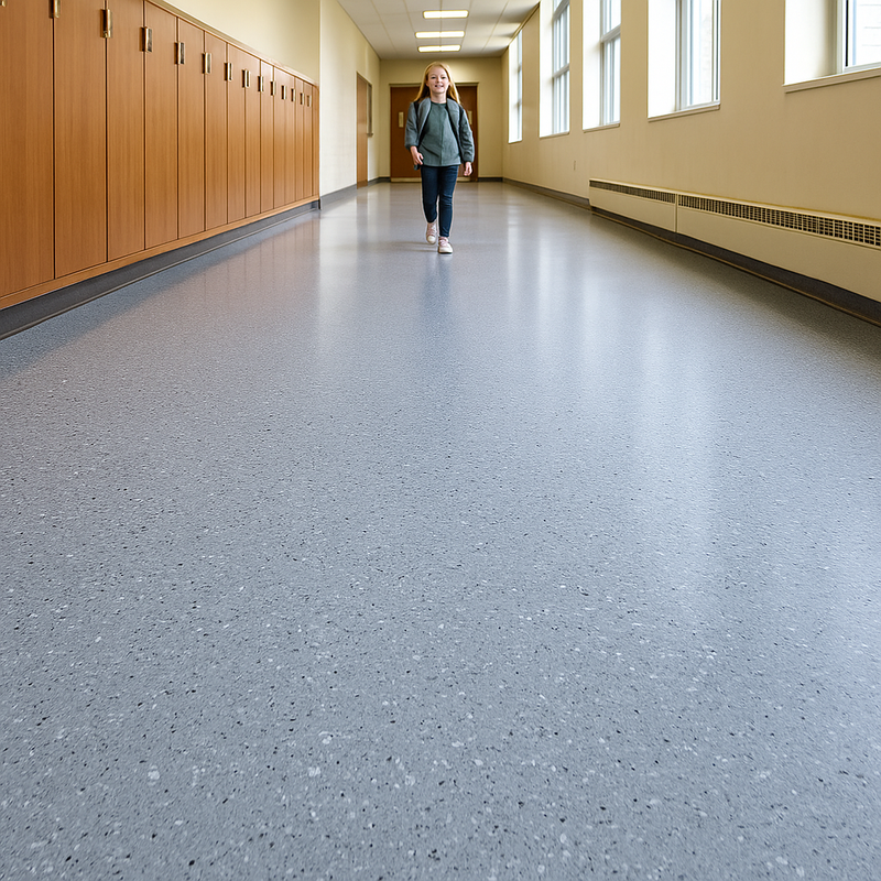 FloresistPro Elite Safety Vinyl Floor – Jadeite, 2mm, 100% Green Power, Homogeneous