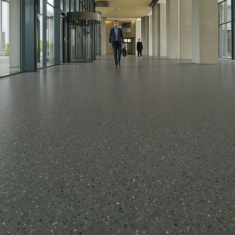 FloresistPro Elite Vinyl Floor Roll – Pyrite, 2mm, Safety Grade, Homogeneous