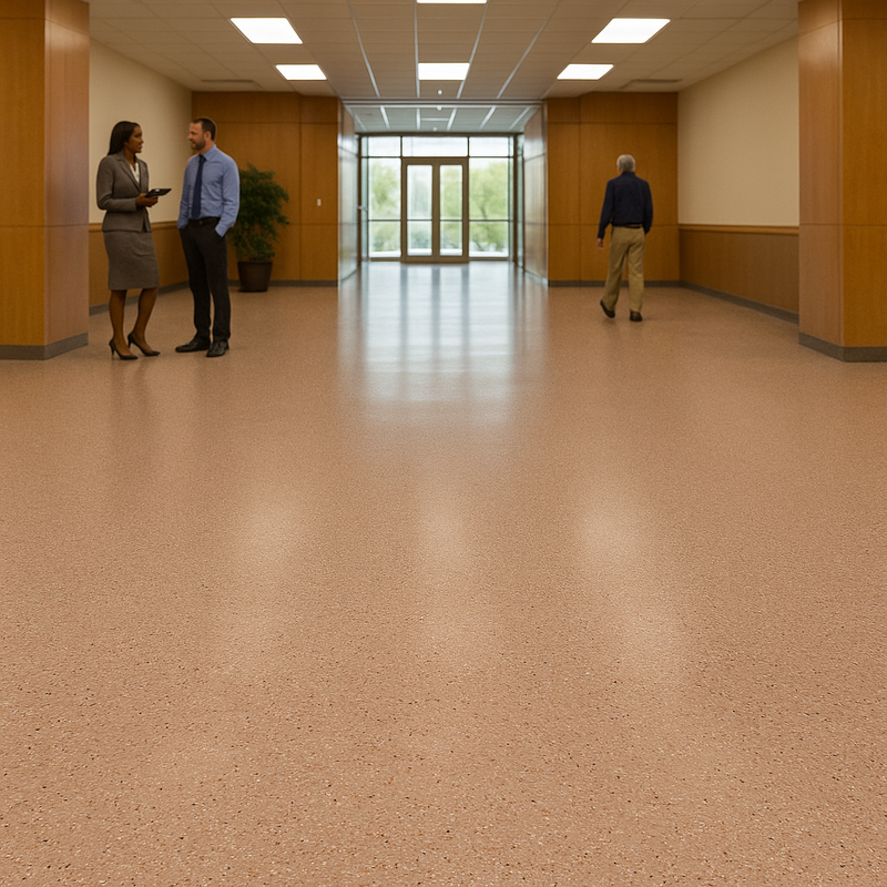 FloresistPro Elite Vinyl Safety Flooring – Zircon, 2mm, Slip-Resistant, Homogeneous