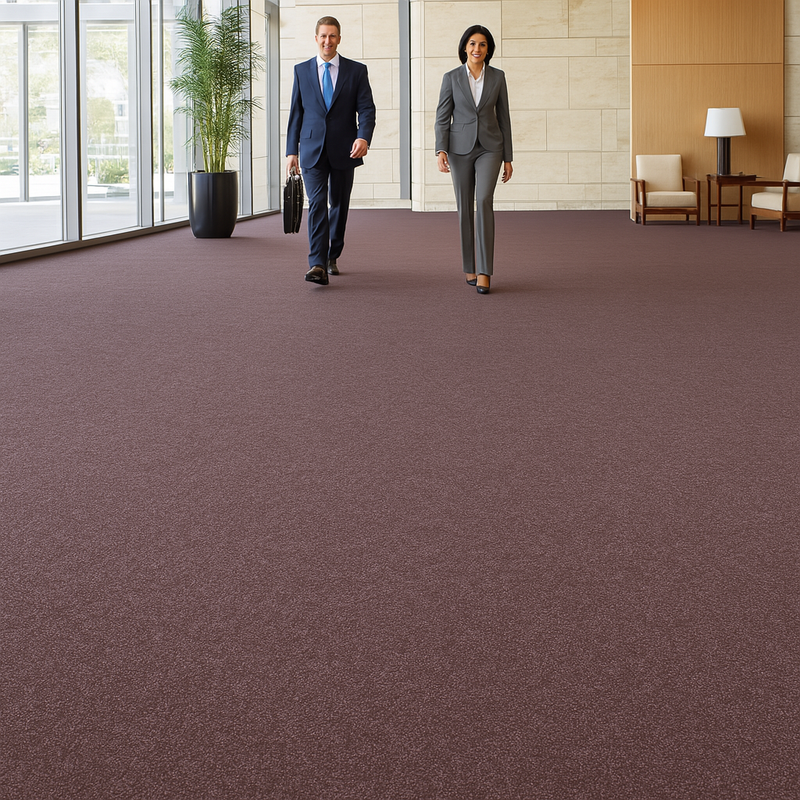 FloresistPro Marmoleum Solid Eggplant Purple Anti-Static Safety Flooring 2.5mm thick