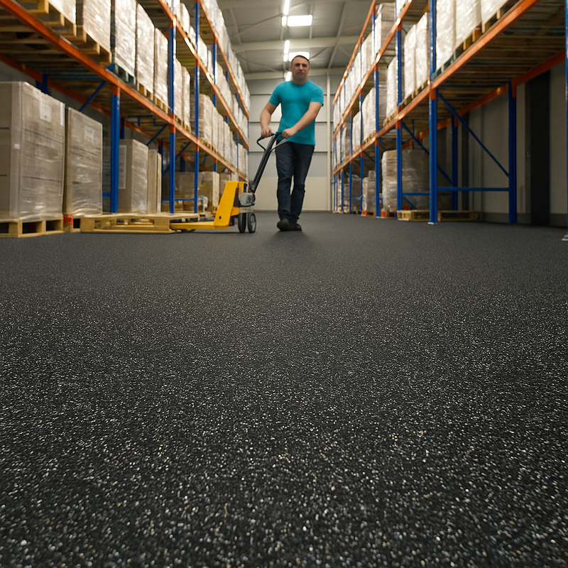 FloresistPro Safestep Sheet – Charcoal, R12 Slip-Proof,Floor Covering Roll,2mm thickness