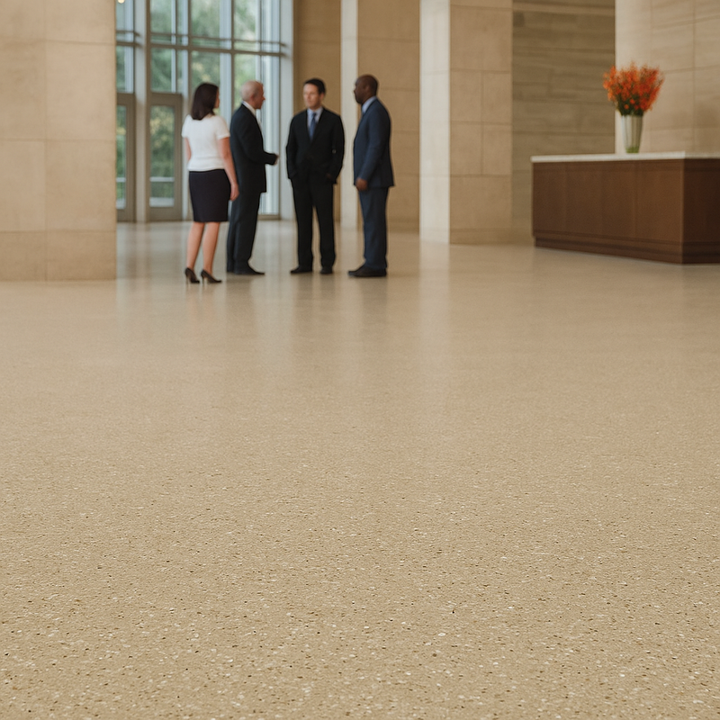 FloresistPro Sphera Elite Vinyl Safety Flooring – Brown Topaz, 2mm, Slip-Resistant, Homogeneous