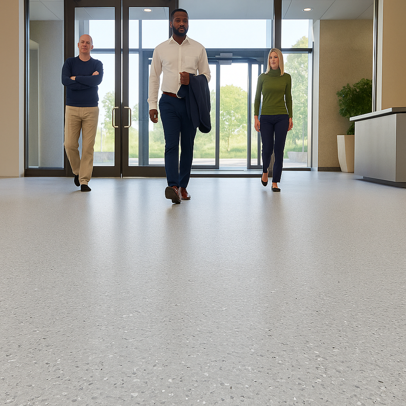 FloresistPro Sphera Elite Vinyl Safety Flooring – Seiryu, 2mm, Slip-Resistant, Homogeneous