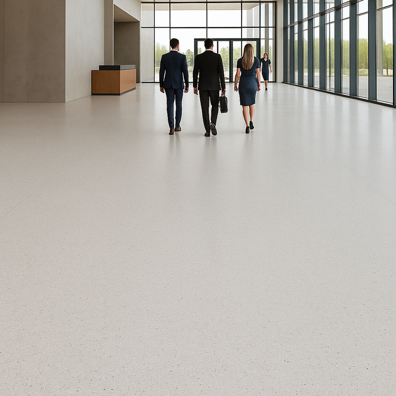 FloresistPro Sphera Elite Vinyl Floor – Selenite, 2mm, Safety & Durable, Homogeneous