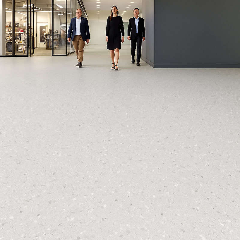 FloresistPro Sphera Elite Vinyl Floor – Selenite, 2mm, Safety & Durable, Homogeneous