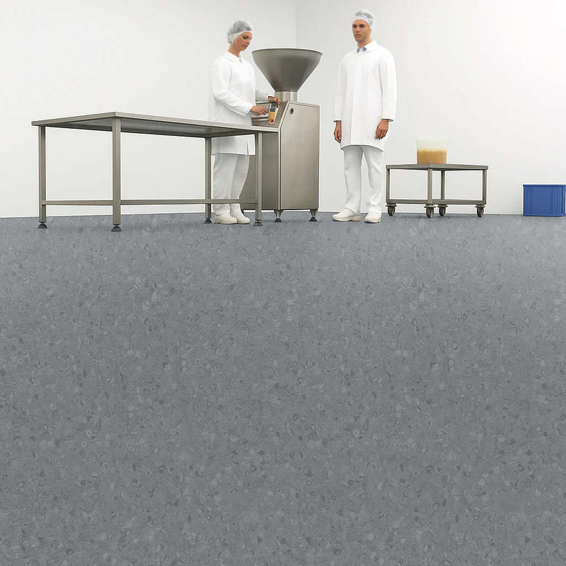FloresistPro Vinyl Flooring Roll – 2mm, Iron , 34% Recycled