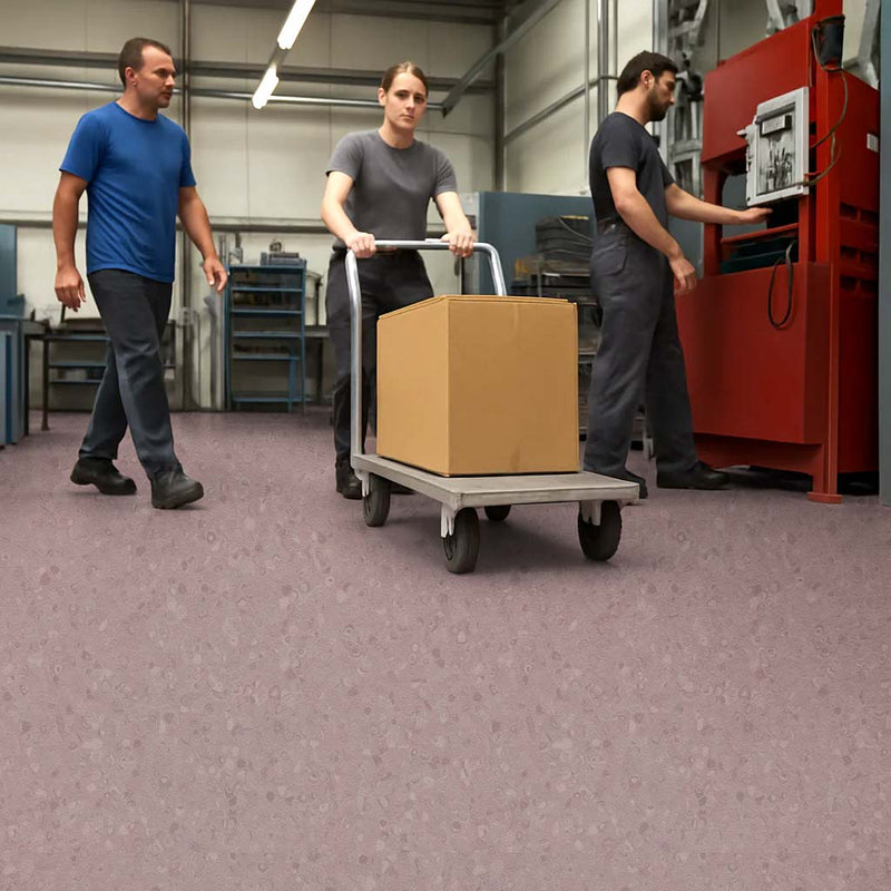 FloresistPro Vinyl Flooring Roll – 2mm, Violet, 34% Recycled
