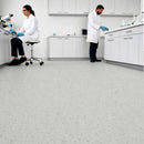 FloresistPro Vinyl Flooring Roll – 2mm, Light Neutral Grey, 34% Recycled