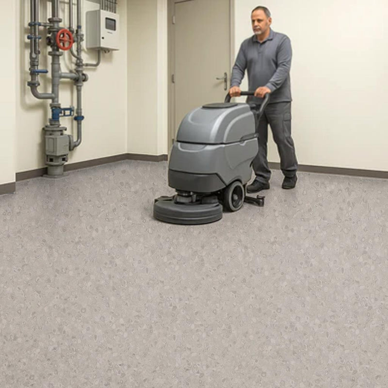 FloresistPro Vinyl Flooring Roll – Taupe, 2mm, Eco-Friendly
