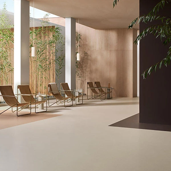 Forbo Marmoleum Solid White Chocolate Anti Static Safety Flooring Roll