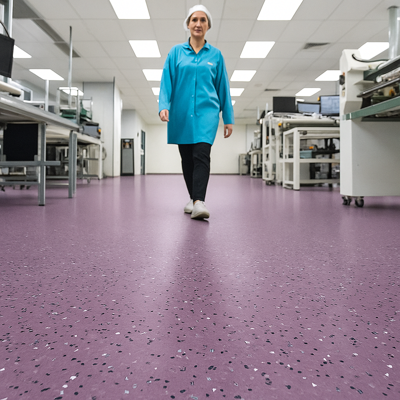 Forbo Sphera EC Amethyst Homogeneous Conductive Vinyl Sheet Flooring