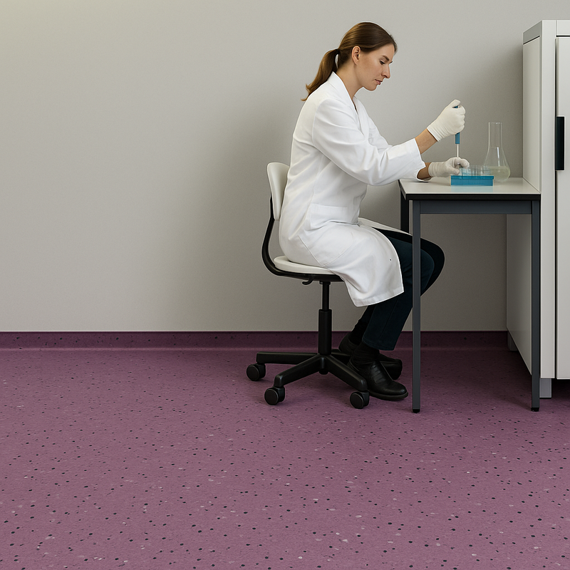 Forbo Sphera EC Amethyst Homogeneous Conductive Vinyl Sheet Flooring