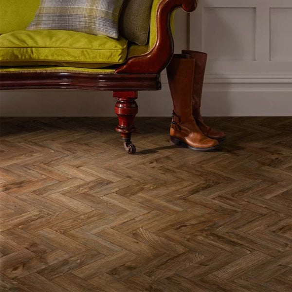 Camaro Wood PUR Georgian Parquet Luxury Vinyl Safety Flooring Plank