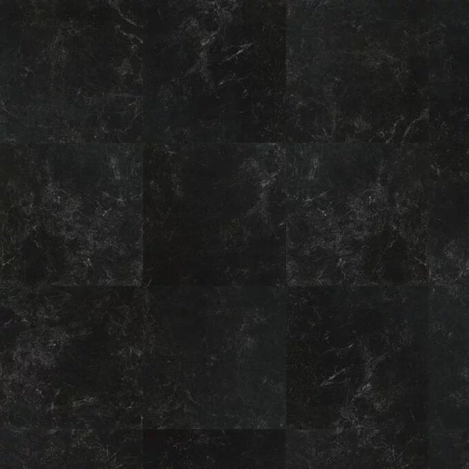 Polyflor Colonia Stone PUR Imperial Black Marble Luxury Vinyl Tile