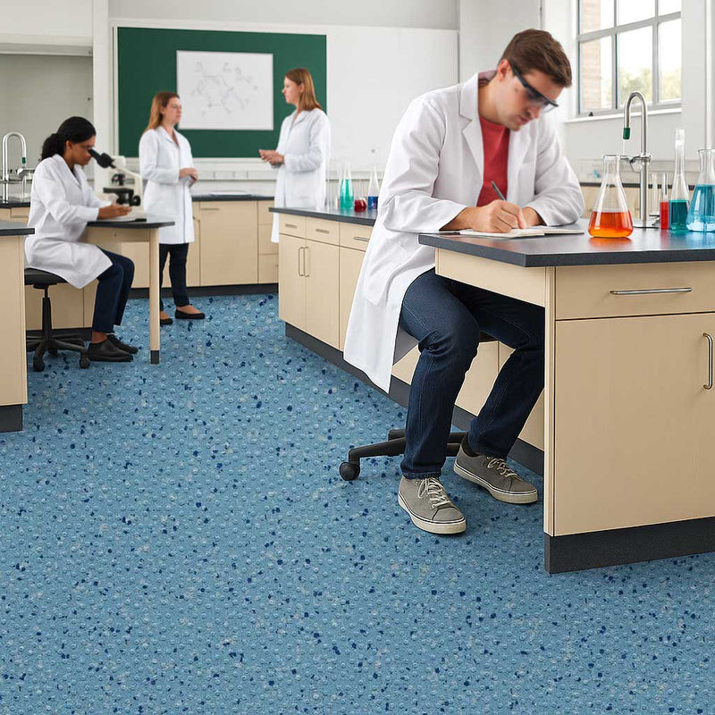 Omnaflor Adhered Vinyl Flooring – Adriatic , Durable, Easy Clean