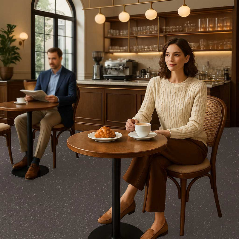 Omnaflor Vinyl Flooring – Café Noir, PUR Finish, Adhered