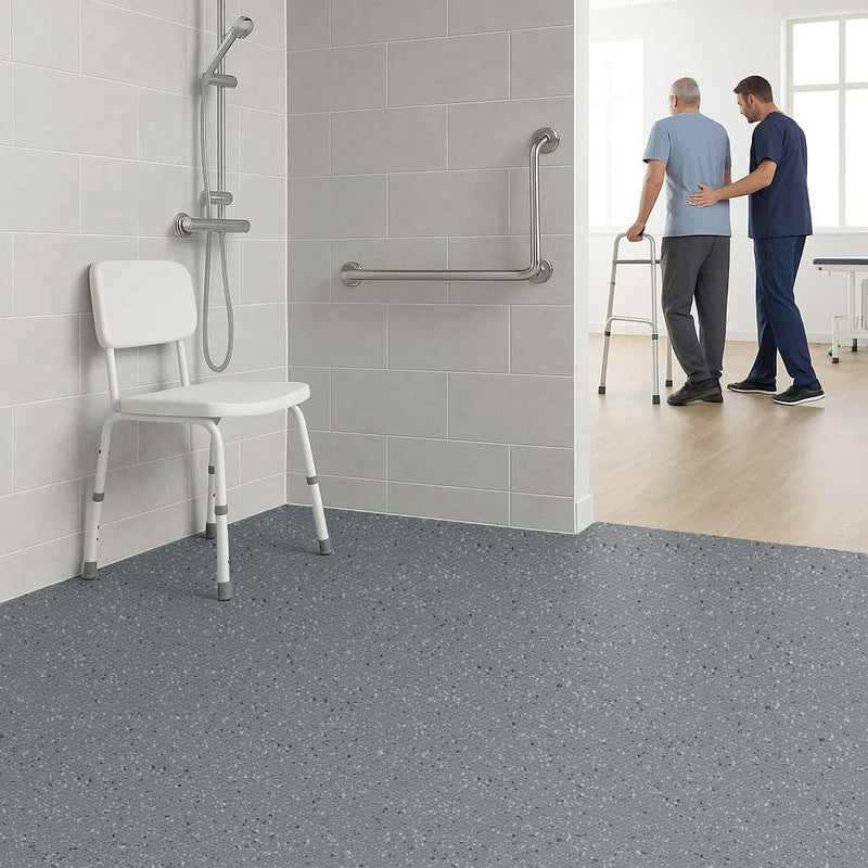 Omnaflor Safety Vinyl Flooring –  Tigris, Adhered