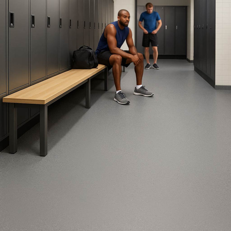 Omnaflor Vinyl Flooring - Monsoon, PUR Finish, Adhered