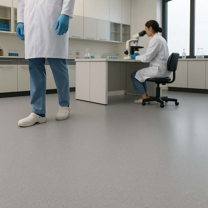 Omnaflor Vinyl Flooring - Monsoon, PUR Finish, Adhered