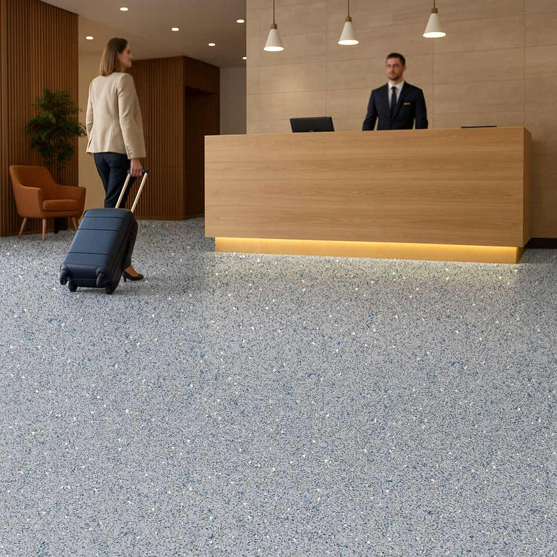 Omnaflor Vinyl Flooring – Feldspar, PUR Finish, Adhered