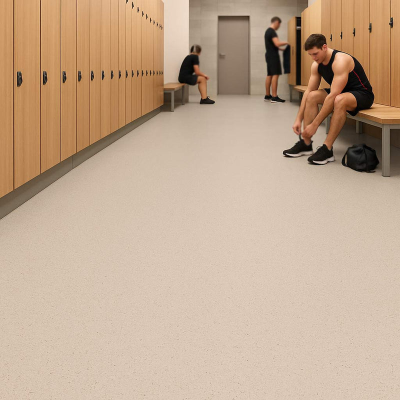 Omnaflor Vinyl Flooring – Mocha, Adhered, PUR Finish