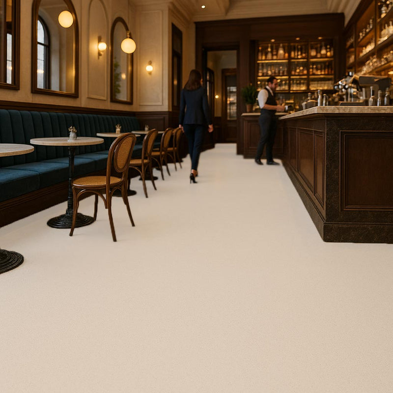 Omnaflor Vinyl Flooring – Mocha, Adhered, PUR Finish