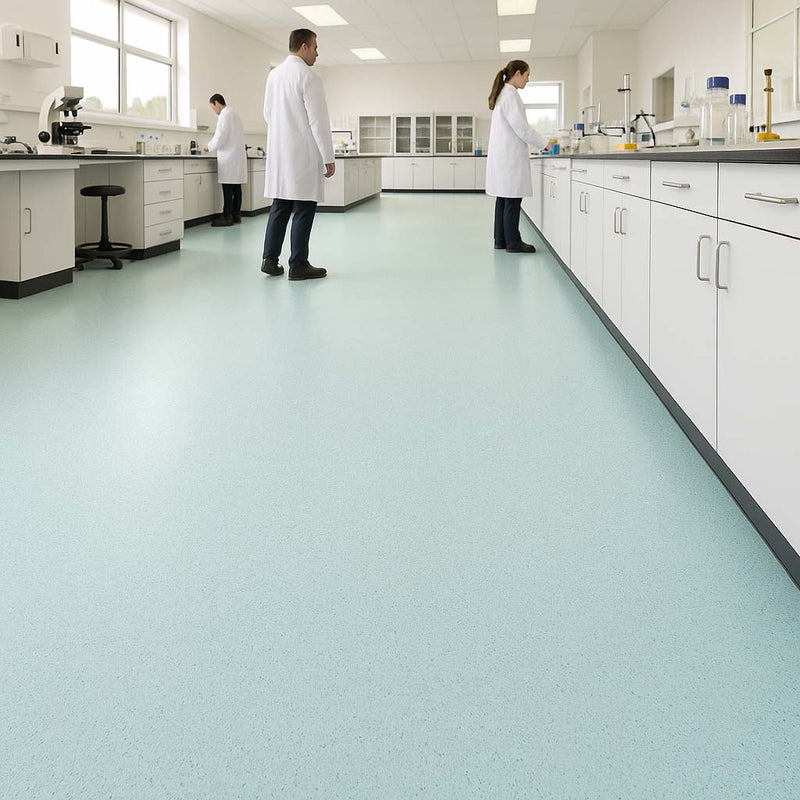 Omnaflor Vinyl Flooring – PUR Finish, Duck Egg (Adhered)