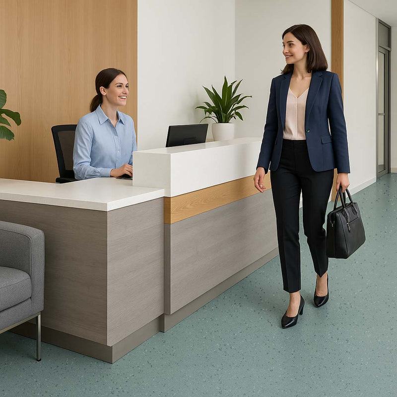 Omnaflor Vinyl Flooring – Seagrass, Durable PUR Finish