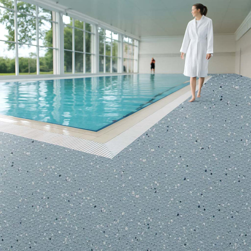 Omnaflor Vinyl Sheet Flooring – Blue Nile, Adhered, Durable & Stylish