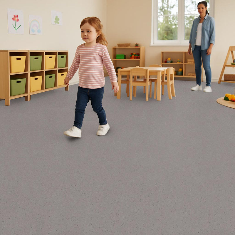 Omnaflor Vinyl Sheet Flooring – Pebble Shore, PUR Finish