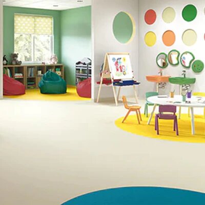 Polysafe Verona Pur Part 2 Pure Colours Mocha Vinyl Safety Flooring Roll