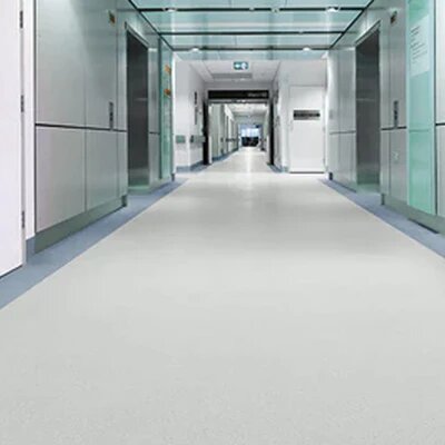 Polysafe Verona Pur part 1 Original Horizon Blue Vinyl Safety Flooring Roll