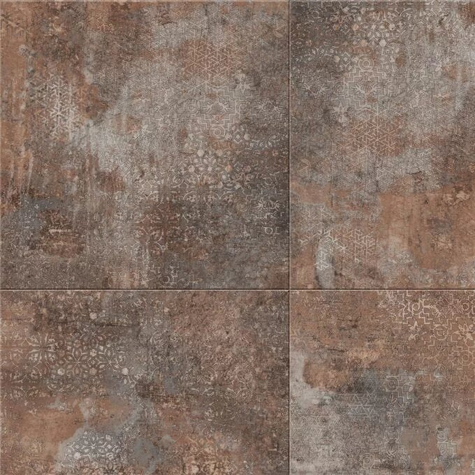 Expona Design Pur Rusted Stencil Concrete Luxury Vinyl Tile For Heavy Commercial & Residential Areas