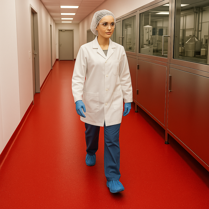 Duraflorix Safety Vinyl Sheet Flooring – Poppy, Slip-Resistant