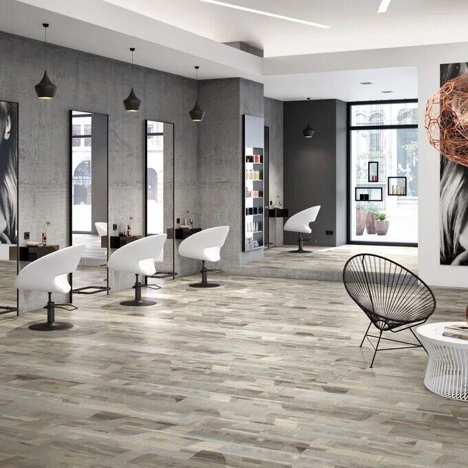 Expona Design Pur Smoked Medley Luxury Vinyl Tile For Heavy Commercial & Residential Areas