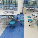 Slip-Resistant Vinyl Flooring Roll – Tanzanite Blue