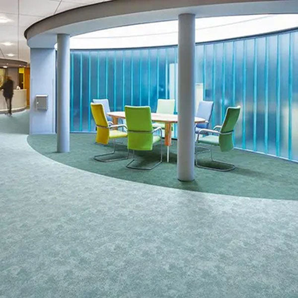 Forbo Flotex Colour Calgary Aqua Anti-allergic Flocked Carpet Flooring Tile