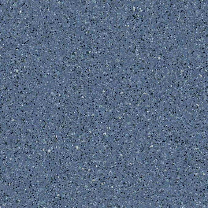  Vinyl Flooring - Steel Blue, Adhered, PUR Finish