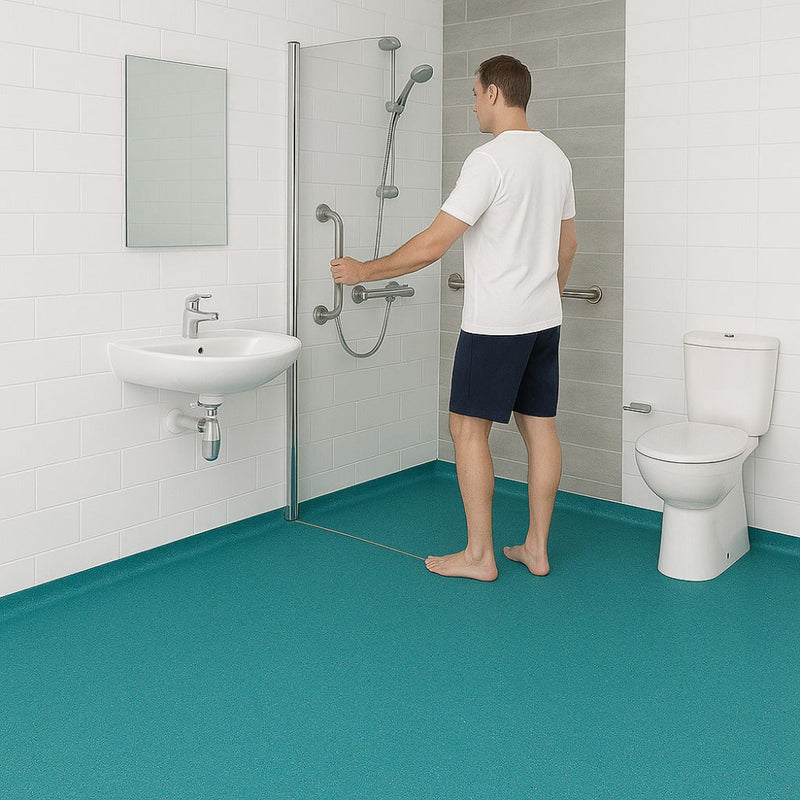 Aquatraxen Safety Vinyl Flooring – Slip-Resistant, Wet & Dry Use