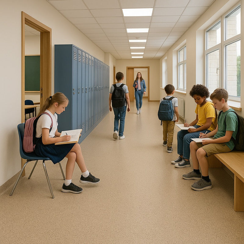 Polysafe Vinyl Safety Flooring – Slip Resistant, Elmwood